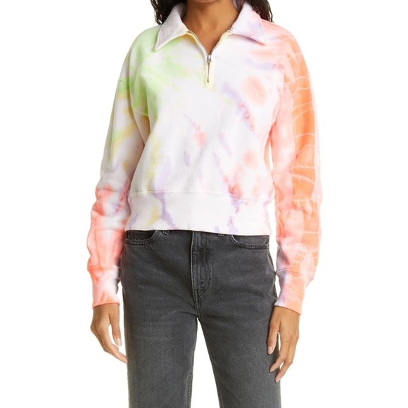 Re/Done x Hanes 70s Half Zip Pullover NWOT - Picture 5 of 7